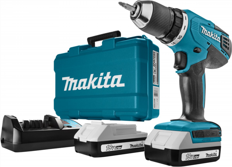 Аккумуляторная дрель шуруповерт makita lxt bl 18в ddf485rf3j
